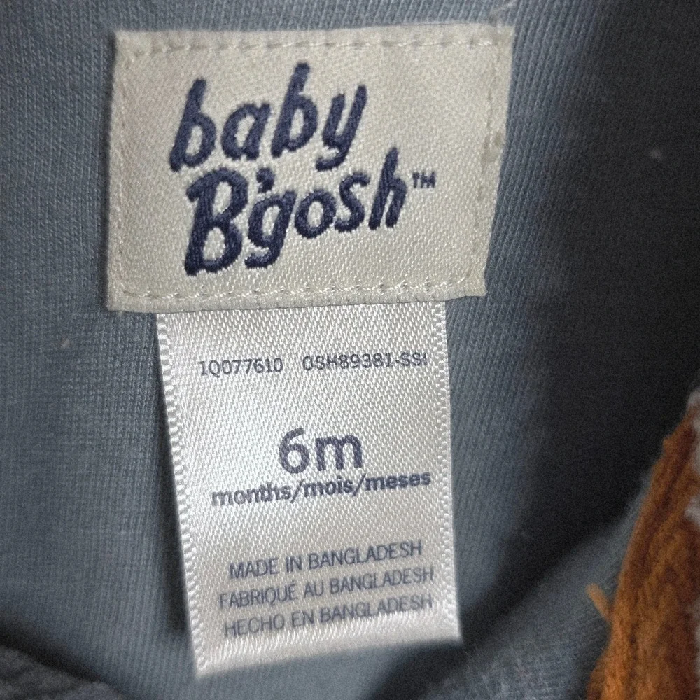 Baby B'gosh Corduroy‎ Outfit Set Sherpa Collar Bomber Jacket and Pants, 6 Months